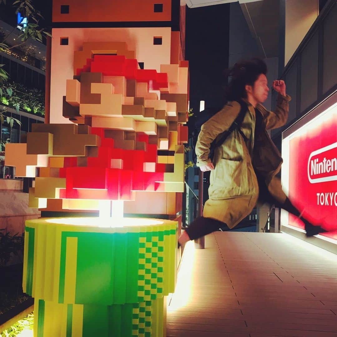 大内ライダーのインスタグラム：「Nintendo TOKYO  #渋谷パルコ #NintendoTOKYO #SUPERMARIO #渋谷PARCO」