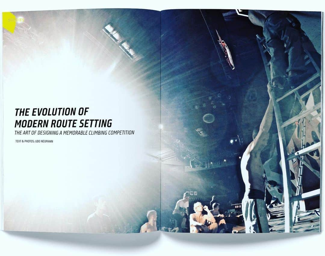 ウド・ノイマンさんのインスタグラム写真 - (ウド・ノイマンInstagram)「the Evolution of Route Setting for climbing competitions - read it in the new #routesettermagazine ! #routesettingmagazine #routesetting #bouldering #climbing #climbingtechniqueofthe21stcentury @adidasrockstars @vertical.life.climbing」11月22日 0時59分 - _udini_