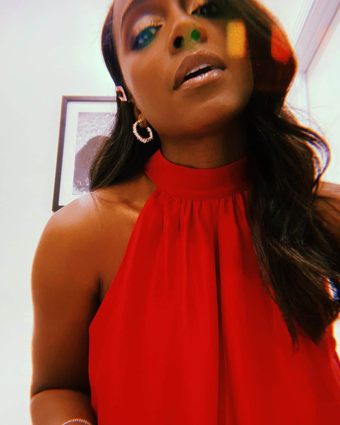 アジャ・ナオミ・キングのインスタグラム：「💋」