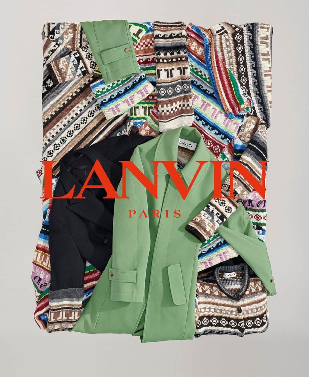ランバンのインスタグラム：「Pilgrim pieces from the #LanvinFW19 collection shot by @coreyolsen. Set design by @sonia_rentsch #LanvinbyBrunoSialelli」