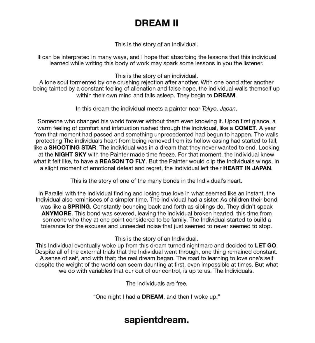 スラッシーさんのインスタグラム写真 - (スラッシーInstagram)「𝑶𝒏𝒆 𝒏𝒊𝒈𝒉𝒕 𝑰 𝒉𝒂𝒅 𝒂 𝒅𝒓𝒆𝒂𝒎, 𝒂𝒏𝒅 𝒕𝒉𝒆𝒏 𝑰 𝒘𝒐𝒌𝒆 𝒖𝒑.  DREAM II out now: @sapientdream」11月22日 14時12分 - slushii