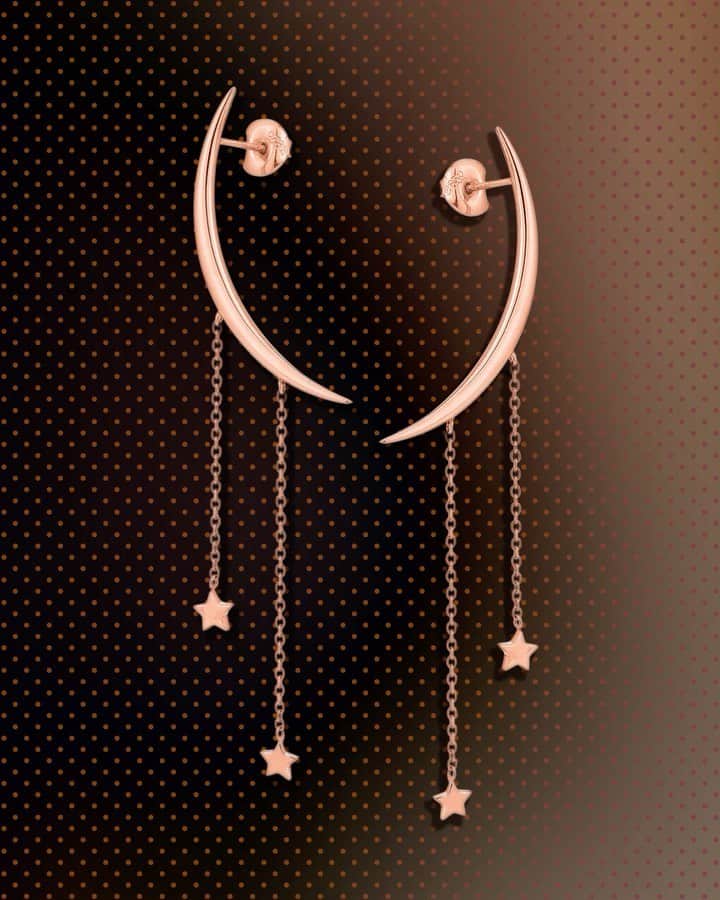 のインスタグラム：「Why to keep on waiting? Make this glorious pair of Wishing On earrings yours now in-store and online.  #follifollie #wishingon #shinebright #earrings #jewellery」