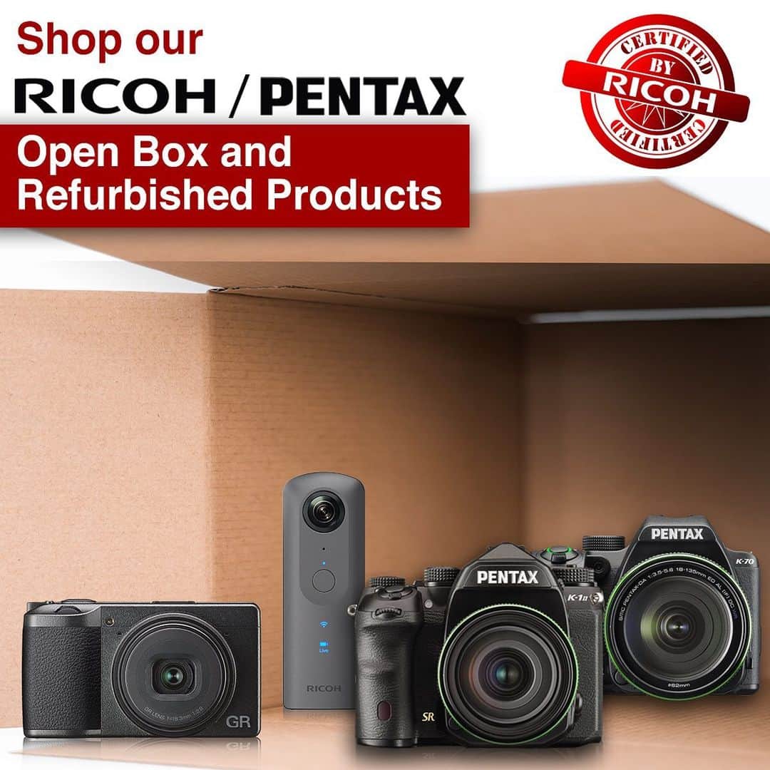 Ricoh Imagingさんのインスタグラム写真 - (Ricoh ImagingInstagram)「Shoot our open box and refurbished products on our website! us.ricoh-imaging.com  #ricohimaging #teampentax」11月22日 6時15分 - ricohpentax