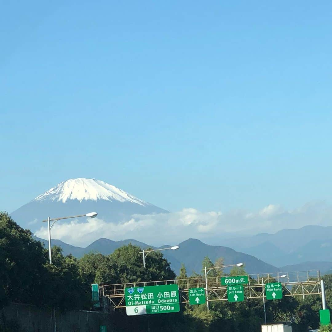 岡田実音さんのインスタグラム写真 - (岡田実音Instagram)「先日名古屋行く時、富士山🗻が綺麗だったよ✨」11月22日 6時49分 - mio.okada