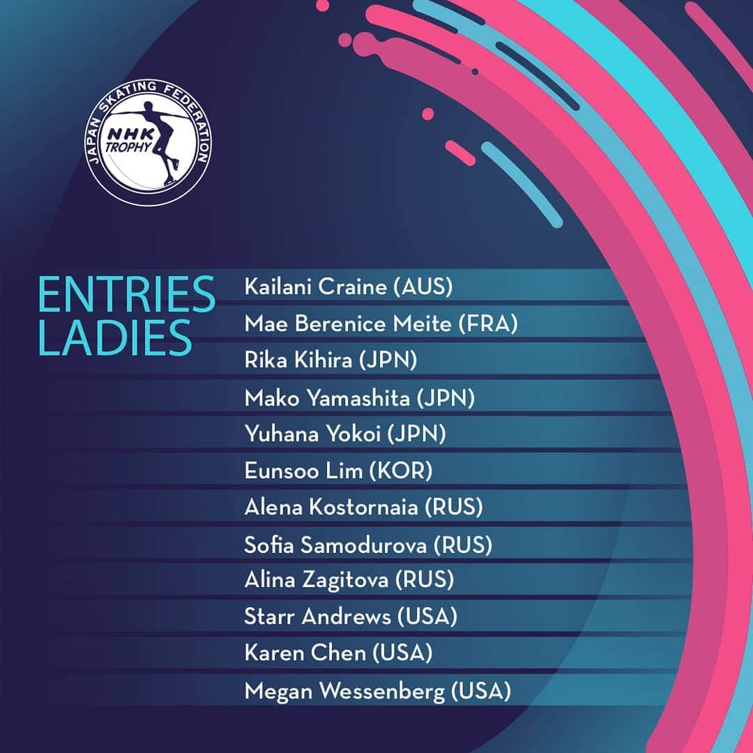 ISUグランプリシリーズさんのインスタグラム写真 - (ISUグランプリシリーズInstagram)「Here they are, the final competitors of the Grand Prix season! Don't be shy, these Ladies deserve a follow!  #GPFigure #FigureSkating」11月22日 7時06分 - isufigureskating_x