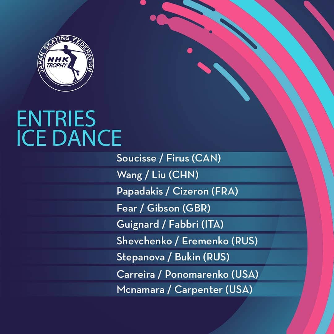 ISUグランプリシリーズさんのインスタグラム写真 - (ISUグランプリシリーズInstagram)「Here they are, the final competitors of the Grand Prix season! Give these Ice Dancers a follow!  #GPFigure #FigureSkating」11月22日 7時10分 - isufigureskating_x