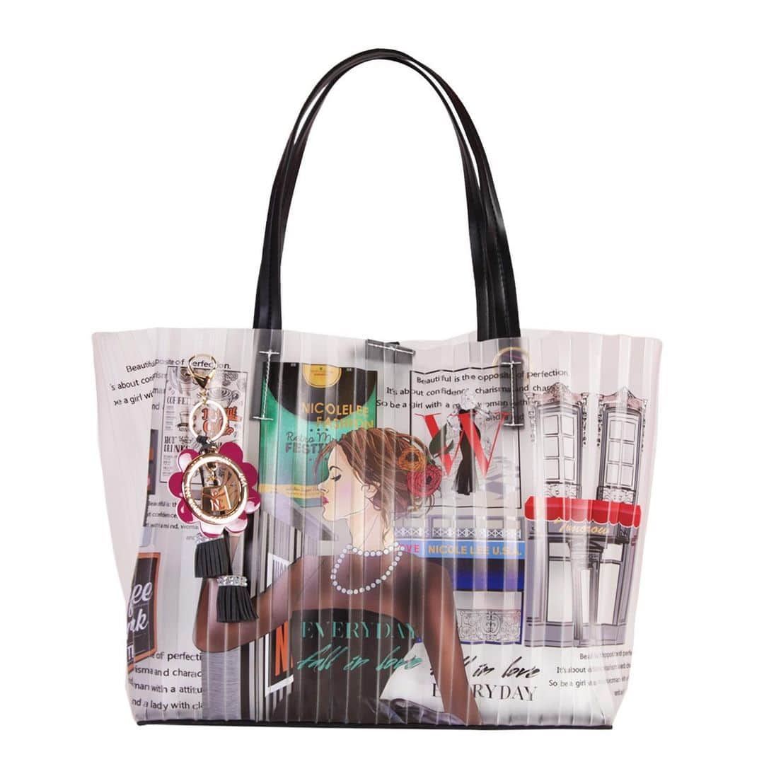 ニコールリーさんのインスタグラム写真 - (ニコールリーInstagram)「The Nicole Lee Jelly Printed Small Shopper Bag will bring something new and unique to your everyday look. 💜💜💜 #nicoleleeusa #nicolelee #nicoleleeEspaña #NL look #handbags」11月22日 8時48分 - nicoleleeusa