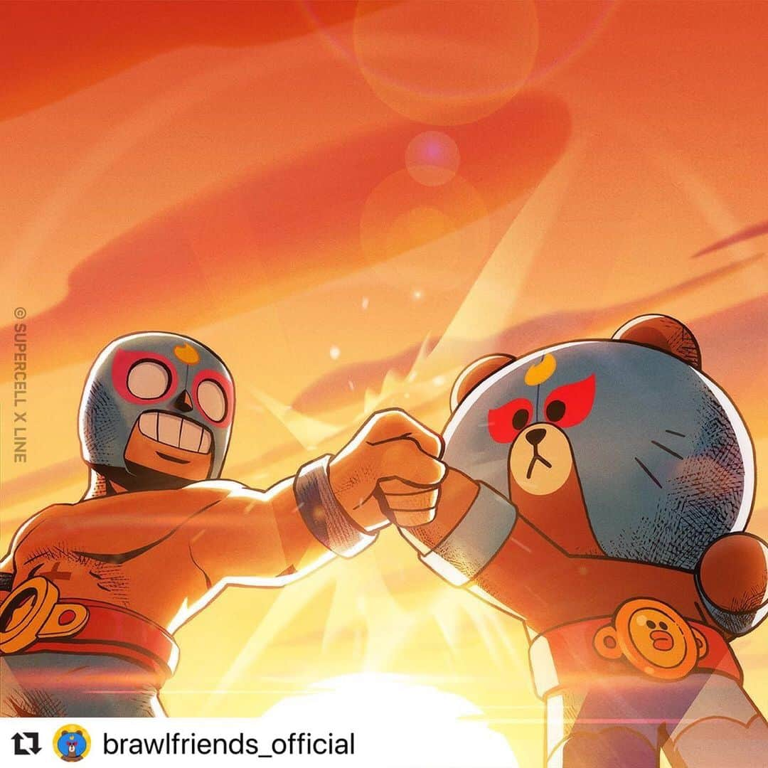 LINE FRIENDS_JPさんのインスタグラム写真 - (LINE FRIENDS_JPInstagram)「#Repost @brawlfriends_official with @make_repost ・・・ . 브라운? 엘프리모? 이 임팩트 뭐야…💥 .  BROWN? EL PRIMO?? Is this for real?! 💥 . #라인프렌즈 #브롤스타즈 #LINEFRIENDS #BRAWLSTARS #BROWN #ELPRIMO #ELBROWN  #BRAWLFRIENDS #COMINGSOON」11月22日 10時07分 - linefriends_jp