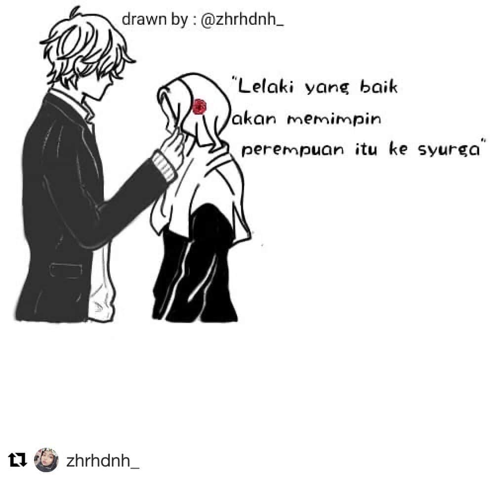 Koleksi Komik Malaysiaさんのインスタグラム写真 - (Koleksi Komik MalaysiaInstagram)「#Repost @zhrhdnh_ with @get_repost ・・・ (*´˘`*) Testing my dusty and rusty digital drawing skills. Hi! I'm back! Still fighting for a few more subjects. Have a nice day!  Please keep supporting me!✨💕 @qalamart.my @lukisan_dakwah_my  @lukisan_dakwah  #anime #drawing #digitalart  #digitaldrawing  #digitaldrawing  #アニメ #絵」11月22日 12時02分 - tokkmungg_exclusive