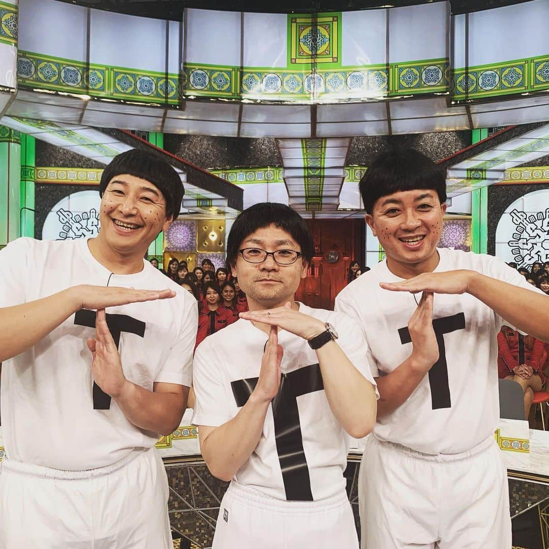 長田庄平のインスタグラム：「人生はT期T会  金スマありがTございました！ 肥後君が居たから今の TT兄弟があります！  #金スマ #幻のTT兄弟 #肥後君 #TT兄弟 #チョコレートプラネット」