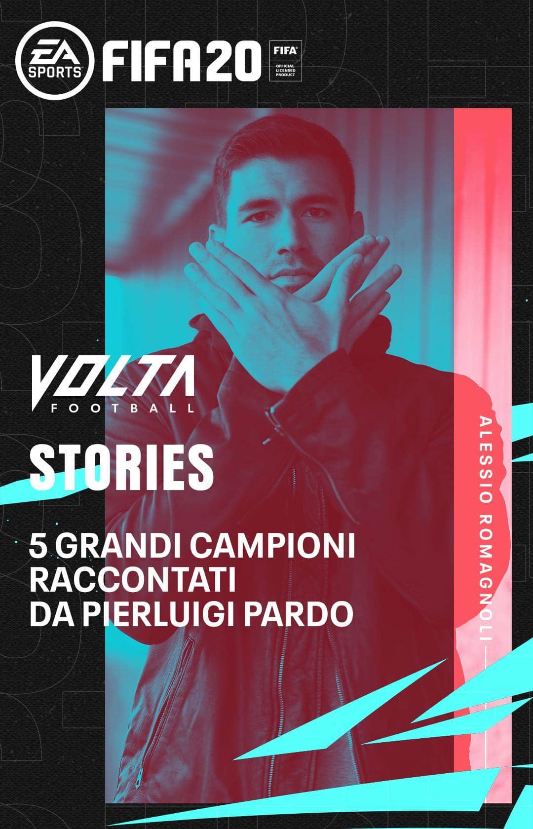 アレッシオ・ロマニョーリのインスタグラム：「Con @pierluigipardo🎙 alla scoperta di quel campetto di Nettuno dove è scoccata la mia scintilla ⚡️ con il calcio più autentico. Grazie @easportsfifa.it」