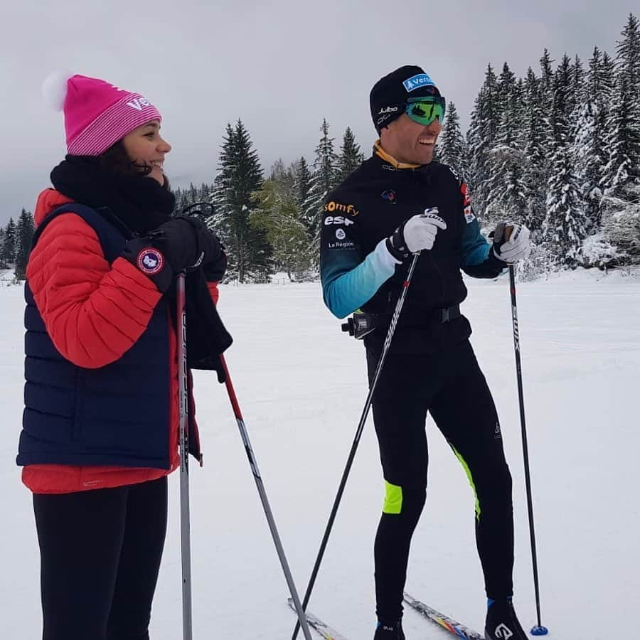 ナタリー・ペシャラさんのインスタグラム写真 - (ナタリー・ペシャラInstagram)「« En duo » avec Maurice Manificat, Triple médaillé olympique en ski de fond ⛄️ bientôt sur Eurosport !  Une escapade dans le Vercors pour revoir ses classiques et essayer de progresser, chacun son style 😬 . #eurosport #enduo #skidefond #vercors #classic #skating」11月22日 23時05分 - nathaliepechalat