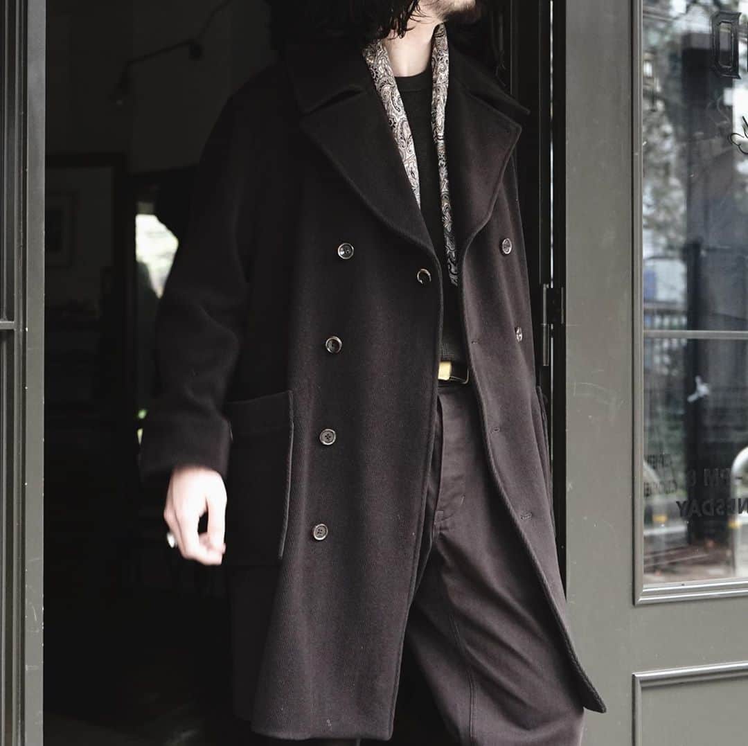 PHIGVEL 19AW MELTON DOUBLE BREASTED COAT アウター