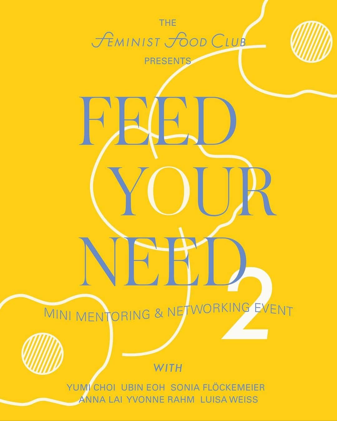 STIL IN BERLINさんのインスタグラム写真 - (STIL IN BERLINInstagram)「Our second networking event for the @feministfoodclub is coming up, Feed Your Need is a low-barrier event for trans and cis women and non-binary folks to get to know each other, exchange ideas and business cards. In addition you can book private mentoring sessions with six accomplished women in the industry. It’s happening next Monday, Nov 25th, at @hallescheshaus and we still have a couple of slots for mentoring left. So if you have been toying around with starting a gastro-biz or are looking for advice on your current food idea, consider booking a slot - see feministfoodclub.com/feed-your-need for more info. (Or send me a message). Graphic design: @fanette_g #feministfoodclub」11月22日 17時36分 - stilinberlin