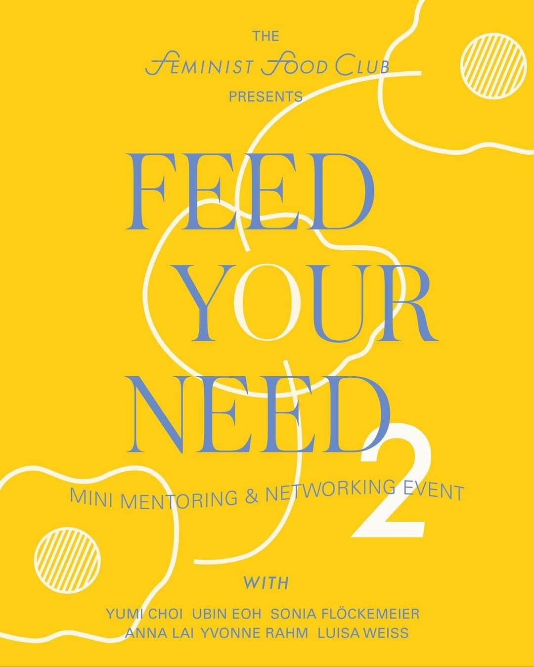 STIL IN BERLINさんのインスタグラム写真 - (STIL IN BERLINInstagram)「Our second networking event for the @feministfoodclub is coming up, Feed Your Need is a low-barrier event for trans and cis women and non-binary folks to get to know each other, exchange ideas and business cards. In addition you can book private mentoring sessions with six accomplished women in the industry. It’s happening next Monday, Nov 25th, at @hallescheshaus and we still have a couple of slots for mentoring left. So if you have been toying around with starting a gastro-biz or are looking for advice on your current food idea, consider booking a slot - see feministfoodclub.com/feed-your-need for more info. (Or send me a message). Graphic design: @fanette_g #feministfoodclub」11月22日 17時36分 - stilinberlin