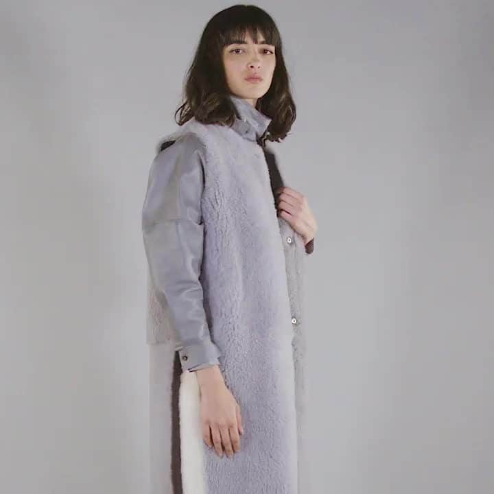 のインスタグラム：「| Luxury layering |⁠ ⁠ Our leather jacket is perfect for layering! See the video for inspiration on layering, we have paired it with the stripe gilet⁠ ⁠ Both items are available online at www.karldonoghue.com ⁠⁠ ⁠ ⁠ #shearling #luxury #luxuryfashion #leather #leatherjacket #layering」