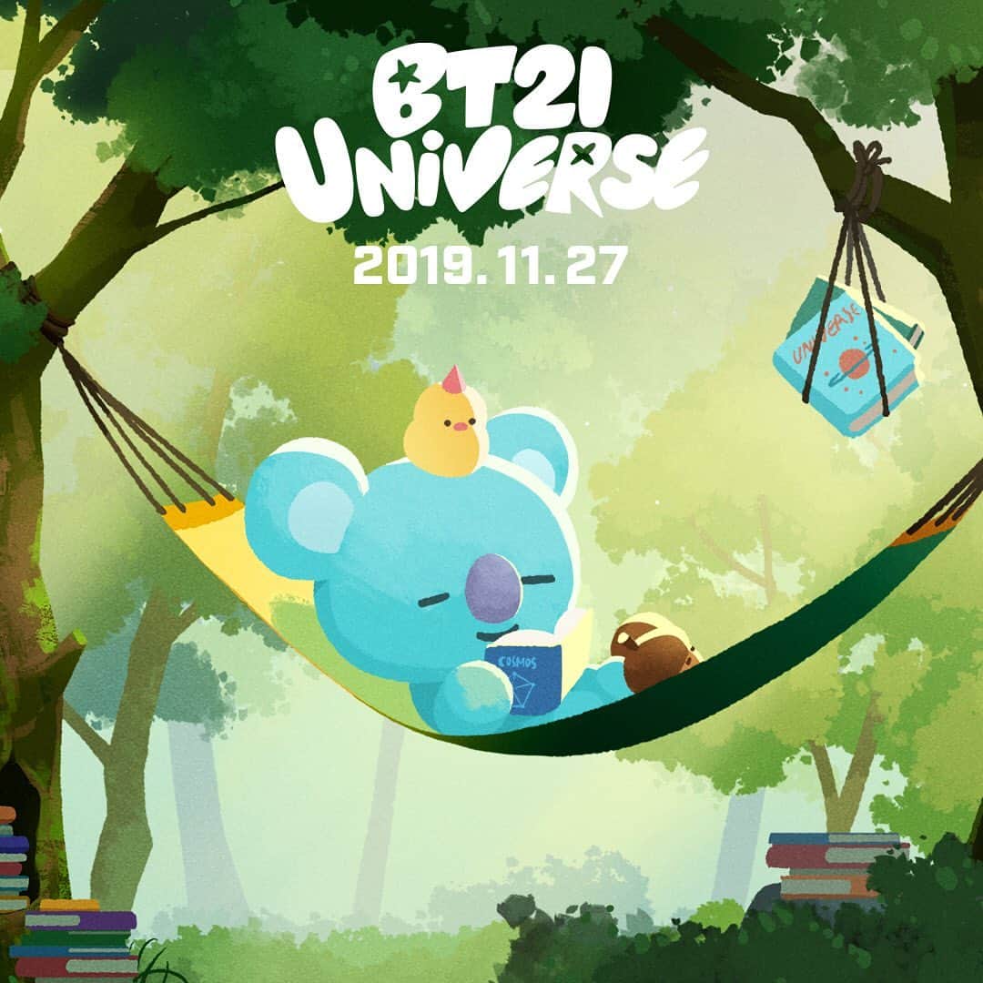 BT21 Stars of tomorrow, UNIVERSTAR!のインスタグラム