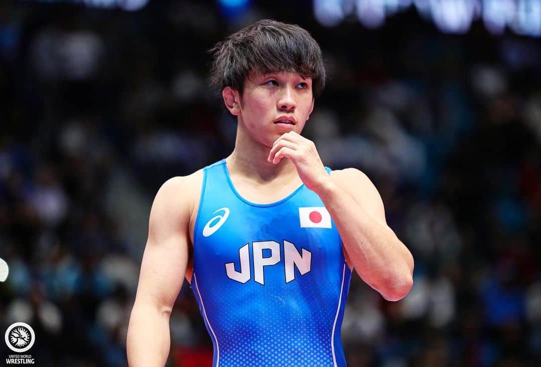 乙黒拓斗のインスタグラム：「🤼‍♀️ #レスリング  たまには真面目な顔も載せてみよう」
