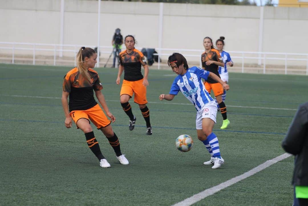 田中陽子のインスタグラム：「11/3vsValencia Fem 2-1⚽️ 明日はvsMadrid CFF Fem 初の連勝目指して頑張るのみ💪」