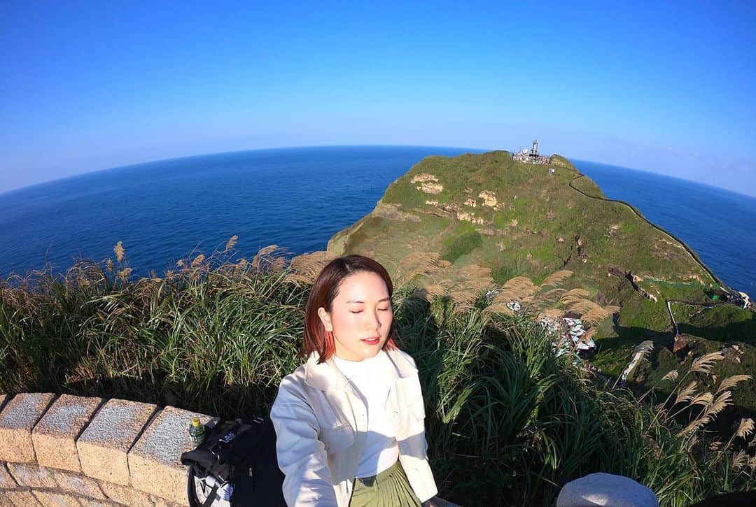 由利華さんのインスタグラム写真 - (由利華Instagram)「【#台湾 】﻿ ﻿ 今まで、 地球が丸いって事、知ってはいるけど あんまり直接感じることなかったけど ここに来たら、ほんまに丸いんか！！ って思った🐟🐟 すごい🐟🐟 ﻿ #gopro」11月22日 22時05分 - yurippe0804