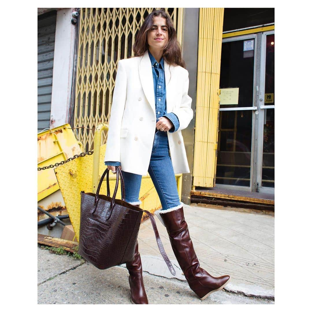 Polo Ralph Laurenさんのインスタグラム写真 - (Polo Ralph LaurenInstagram)「Leandra Medine Cohen of #ManRepeller carrying #TheBellportBag in New York City.  #PoloRalphLauren #PoloRLStyle」11月23日 8時28分 - poloralphlauren