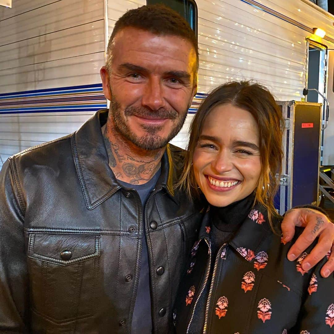 デビッド・ベッカムさんのインスタグラム写真 - (デビッド・ベッカムInstagram)「Again I was a little star struck whist being in the same vicinity of the Mother Of Dragons ... So nice to see @emilia_clarke in San Fran whilst being wowed by Fleetwood Mac 🔥 #dreamforce2019」11月23日 8時55分 - davidbeckham