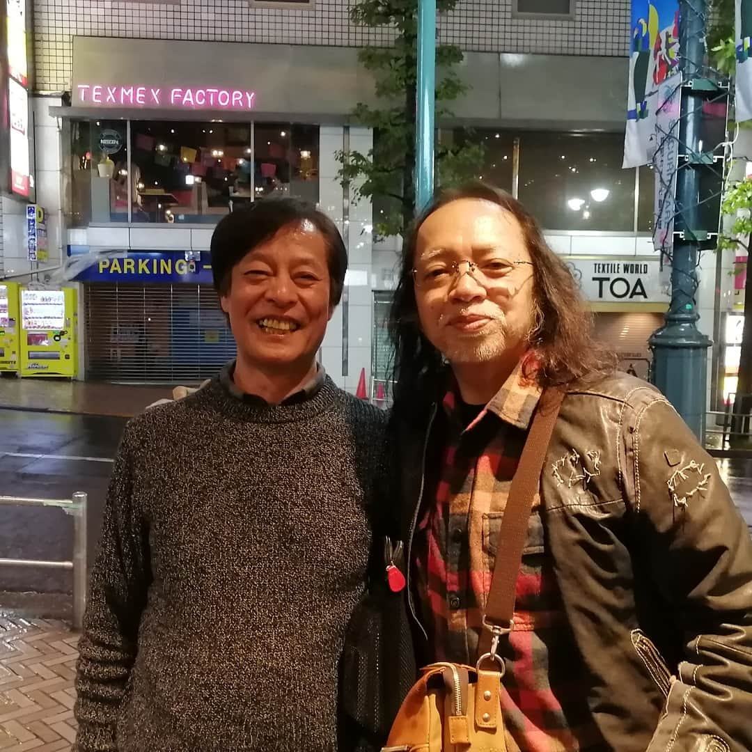 中内正之さんのインスタグラム写真 - (中内正之Instagram)「最高な二人！！！岸田さん&有原さん。石橋楽器時代の話とか、もちろんギター話も！幸せな時間でした〜。 #Nancy #toptheguitaralex」11月23日 0時08分 - masayuki_nakauchi