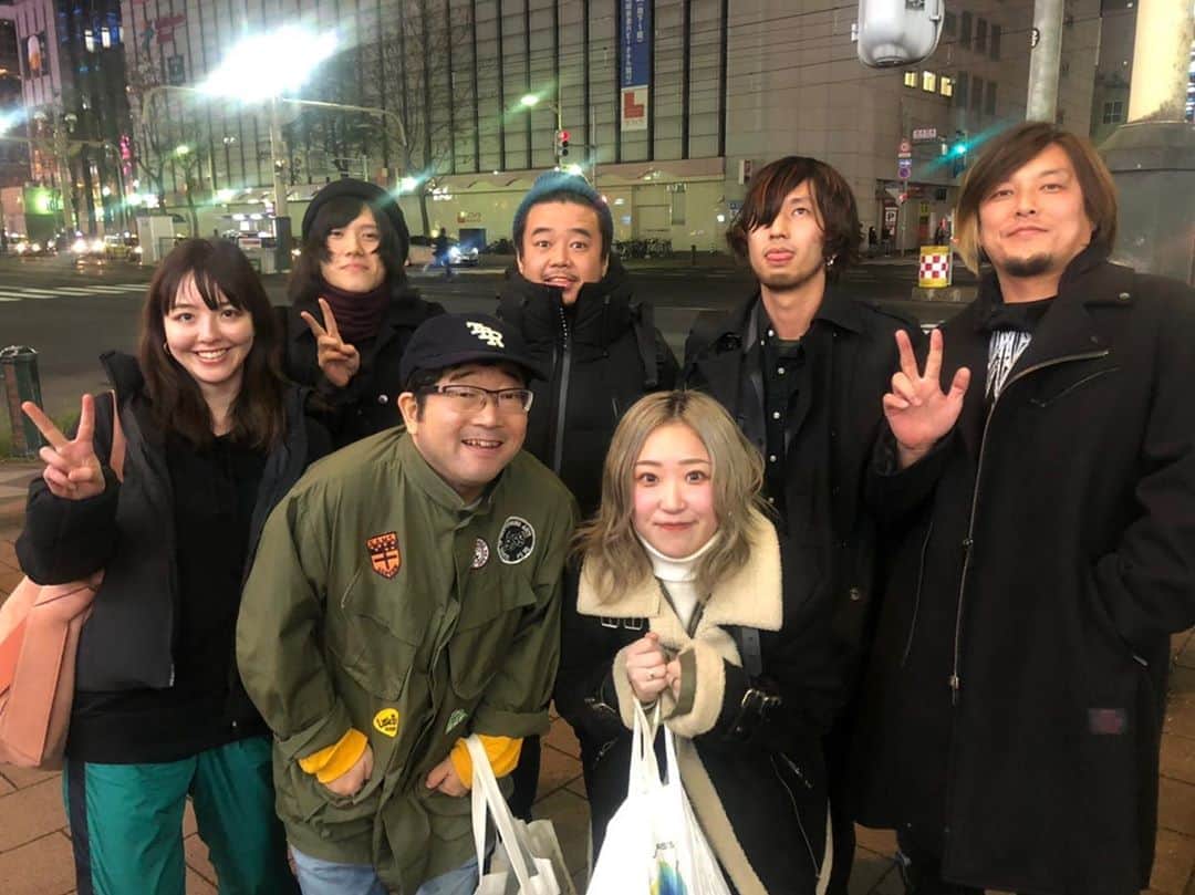 のインスタグラム：「2019/11/22 札幌ファクトリーホール サンボマスター×yonige ありがとうございました！ #yonige #サンボマスター」