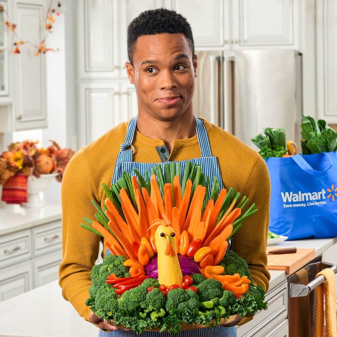 Wal-Mart Stores, Incのインスタグラム：「Feast your eyes on this Thanksgiving masterpiece. Create a tasty work of art when you save time shopping with #GroceryDelivery.」