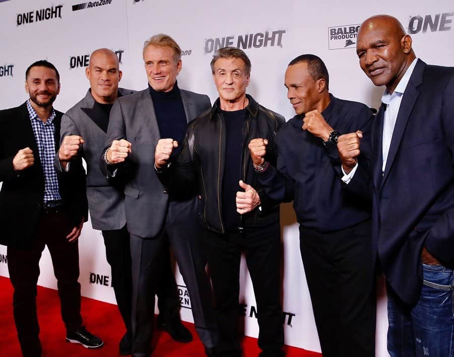 シルヴェスター・スタローンさんのインスタグラム写真 - (シルヴェスター・スタローンInstagram)「An absolutely EPIC night celebrating the premiere of our documentary “ONE NIGHT: JOSHUA vs RUIZ” with our friends and partners at @DAZN_USA. ⁣ More to come!⁣⁣ ⁣⁣ Link in bio for a first look.⁣⁣ @balboa_productions ⁣⁣ #OneNight ⁣#JoshuaRuiz ⁣⁣ ⁣ 📸 by Danny Moloshok/Invision/AP」11月23日 6時02分 - officialslystallone