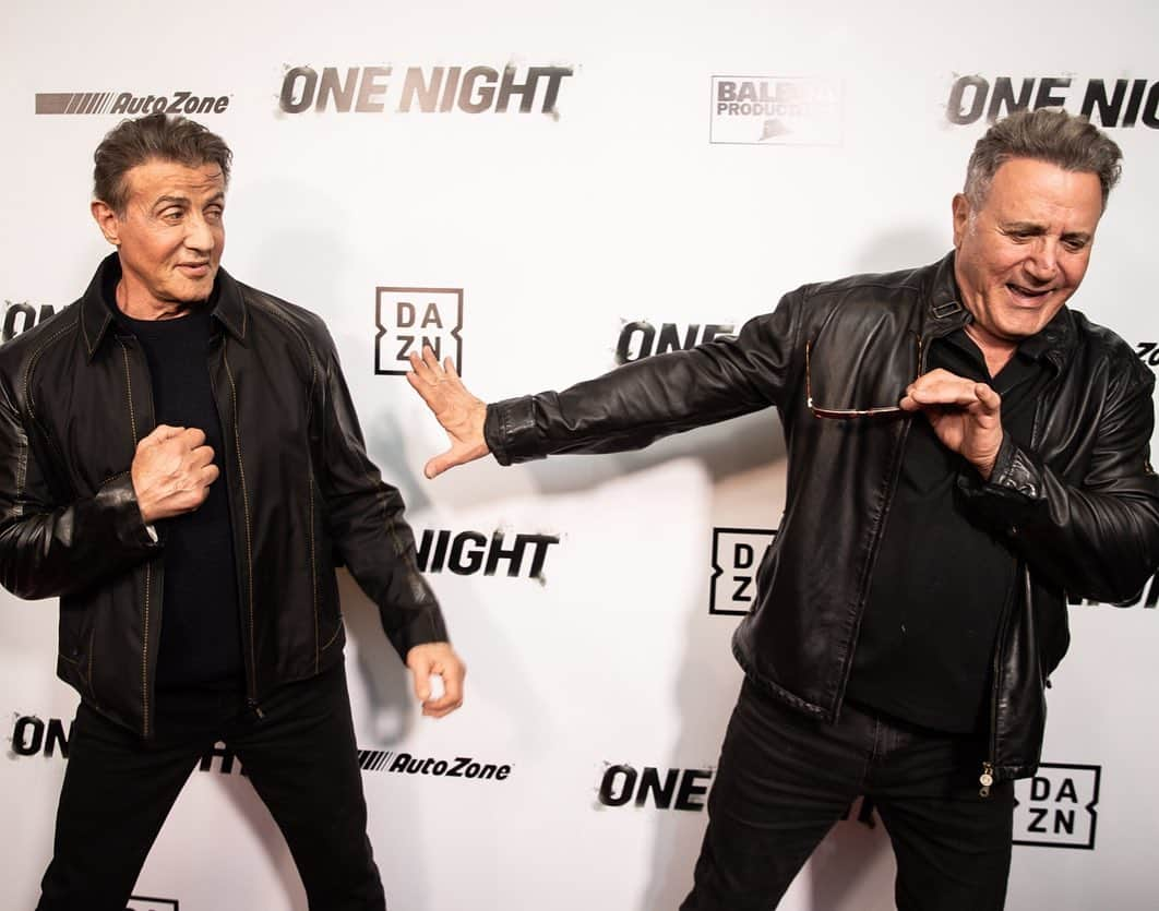 シルヴェスター・スタローンさんのインスタグラム写真 - (シルヴェスター・スタローンInstagram)「An absolutely EPIC night celebrating the premiere of our documentary “ONE NIGHT: JOSHUA vs RUIZ” with our friends and partners at @DAZN_USA. ⁣ More to come!⁣⁣ ⁣⁣ Link in bio for a first look.⁣⁣ @balboa_productions ⁣⁣ #OneNight ⁣#JoshuaRuiz ⁣⁣ ⁣ 📸 by Danny Moloshok/Invision/AP」11月23日 6時02分 - officialslystallone