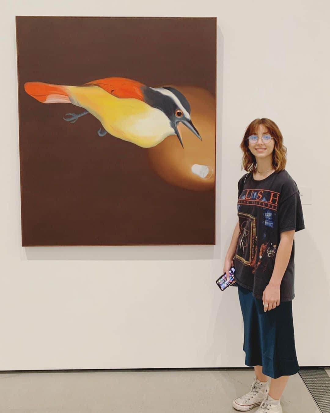 エミリー・ラッドのインスタグラム：「angry because it’s plaster, not milk (name of the painting, also a feeling)」