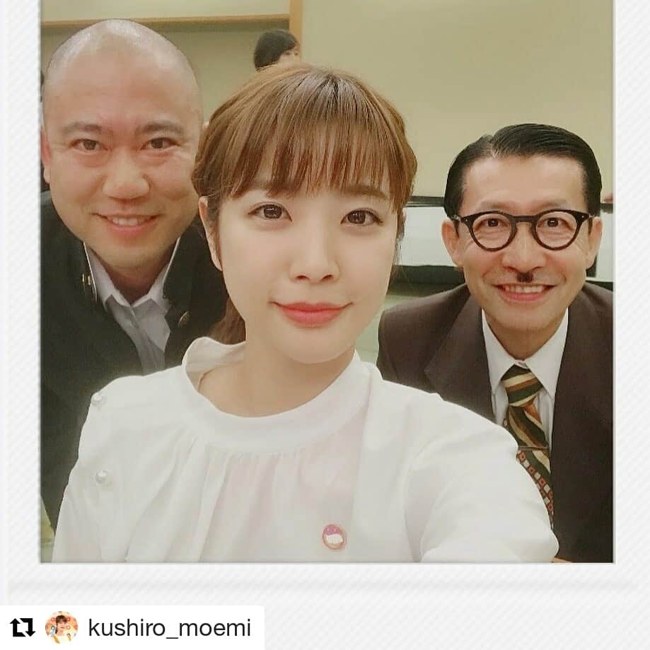 岡山放送さんのインスタグラム写真 - (岡山放送Instagram)「#Repost @kushiro_moemi (@get_repost) ・・・ * ﻿ 明石家笑業高校の校長先生(ジョニ男さん)﻿ と﻿ 生徒のナダルさん﻿ ﻿ 夜の宴会も楽しかったです🥳  #フジテレビ系列#FNS#8ch#OHK#岡山放送 #土曜プレミアム 今夜9時放送」11月23日 17時01分 - ohk_official