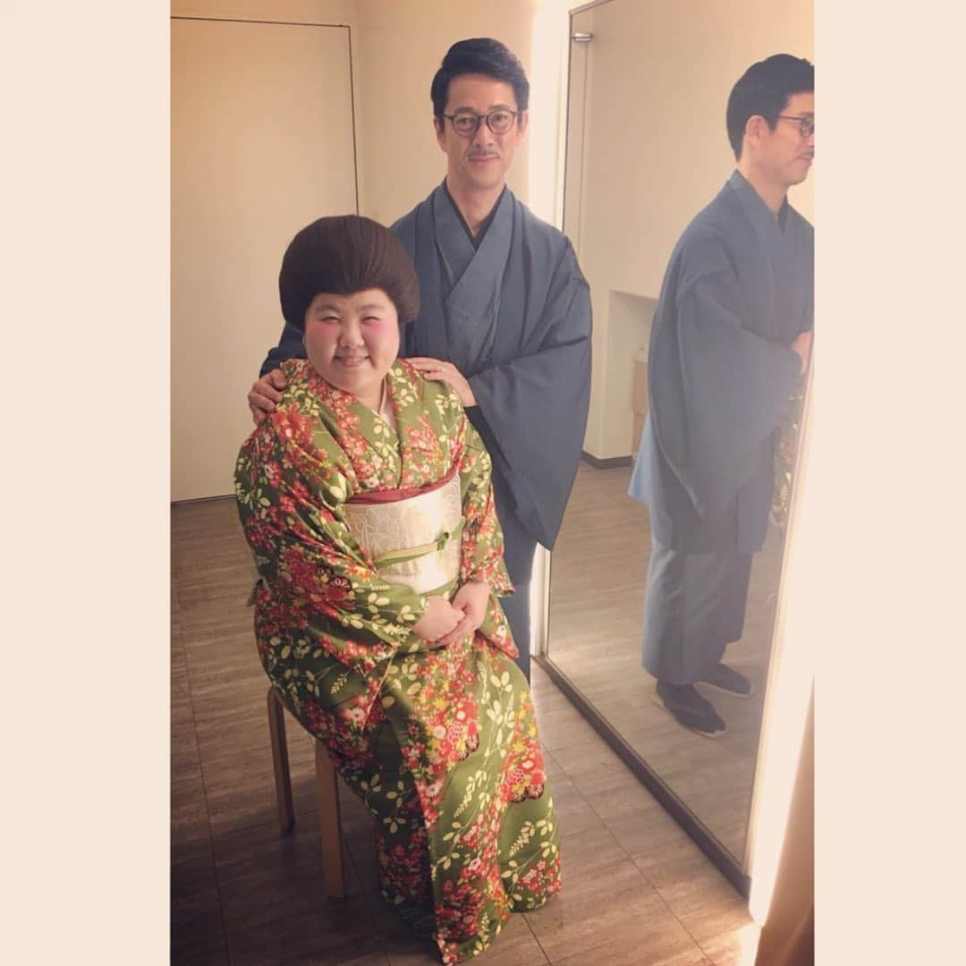 酒井藍さんのインスタグラム写真 - (酒井藍Instagram)「. 吉本泰三・せい生誕130周年記念大感謝公演 ㊗️ ありがとうございました㊗️ 西川忠志さんと、 泰三さん、せいさんをやらせてもらいましたー👼 吉本せいさんが、 私こんな肥えとらんわー‼︎‼︎‼︎ って言ってるの聞こえた気がしました。 いや、聞こえました🙋‍♀️ 光栄でしたー🤣🤣🤣🤣🤣🤣🤣」11月23日 17時45分 - sakaiaisakaiai