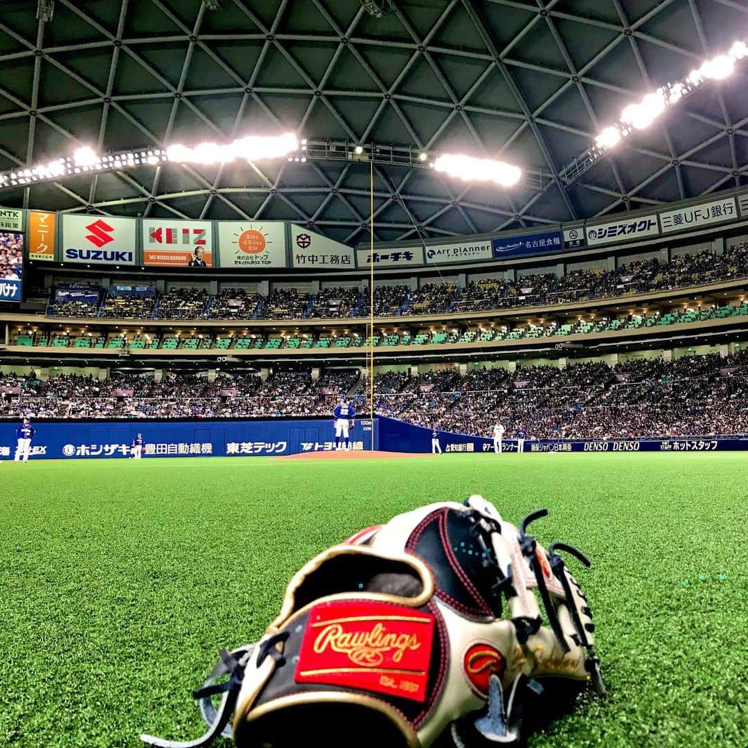 のインスタグラム：「ファンフェスタ⚾️ いつものことながら自分が楽しませてもらいました✨ ありがとうございました！  #ファンフェスタ2019 #ナゴヤドーム　 #カトちゃんやばい #谷元さん1日中ふざけてた #特に子供との時間が好き」