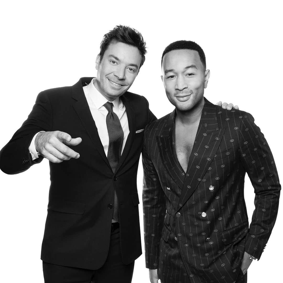 ジミー・ファロンさんのインスタグラム写真 - (ジミー・ファロンInstagram)「The Sexiest Man Alive & John Legend」11月23日 11時02分 - jimmyfallon