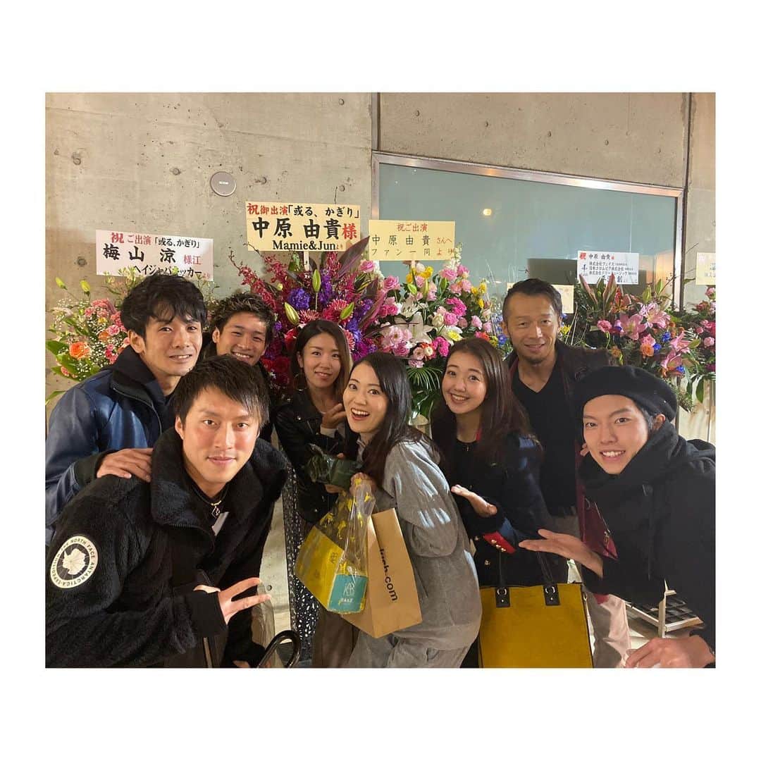 煌月爽矢のインスタグラム：「.﻿ .﻿ ﻿ 本日公演4日目、あとラスト3回です！﻿ ﻿ ﻿ 昨日はサムライメンバーが来てくれた♡﻿ ﻿ ﻿ 1年間ツアーで回らせて頂いた絆って深い(*´ｪ｀*)﻿ どの方もみーんな愛おしい♡﻿ ﻿ ﻿ そして、毎日ご観劇くださるお客様方に心から感謝感謝です。﻿ ﻿ ﻿ #サムライロックオーケストラ﻿ #或るかぎり」