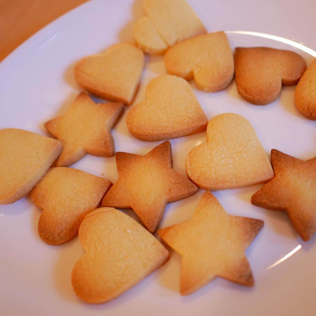 植田佳奈のインスタグラム：「#お菓子作り #クッキー」