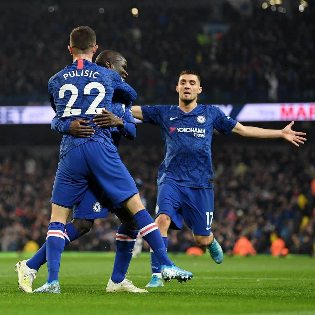 チェルシーFCさんのインスタグラム写真 - (チェルシーFCInstagram)「@nglkante opens the scoring at the Etihad! 🙌 #CFC #Chelsea #MCICHE #Kante」11月24日 3時06分 - chelseafc