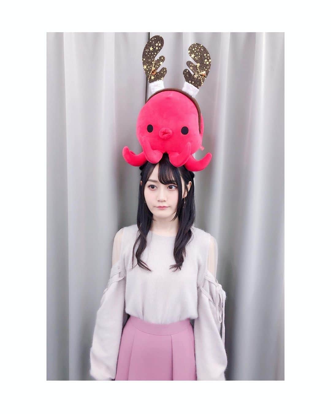 小倉唯さんのインスタグラム写真 - (小倉唯Instagram)「久々の再会…！！😆✨ そしてなぜかクリスマス仕様に…🎄 おくとぱすからの侵略🐙再び🐙  #octopus #🐙 #christmas」11月23日 19時09分 - yui_ogura_official