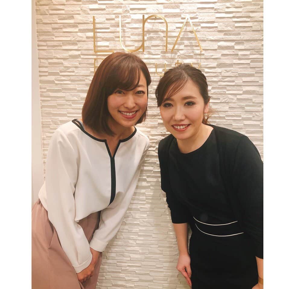 落合由佳さんのインスタグラム写真 - (落合由佳Instagram)「. いつもお世話になってる脱毛サロンLUNA BEAUTY😊✨ . 同い年ということもあり施術中はいつも深い話をし、仲良くなった店長が、新たな門出🥺寂しくなりますが、この先もずっっっーと、応援しています‼️💐 . . #脱毛　#新宿　#lunabeauty」11月23日 19時02分 - yuka.ocha