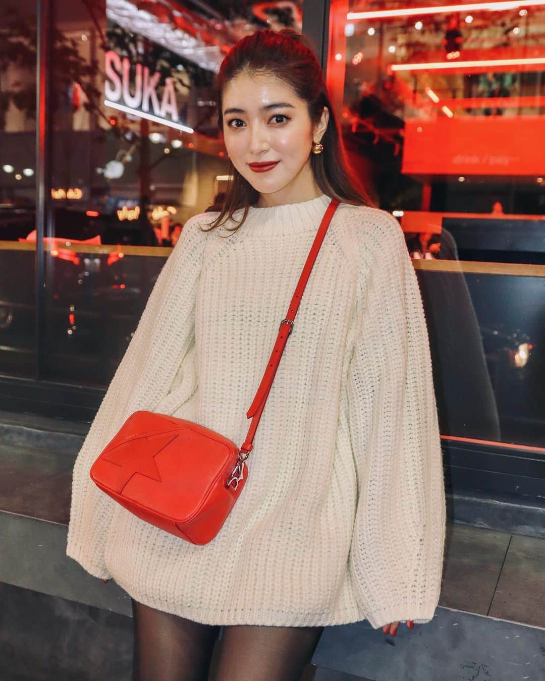 大口智恵美さんのインスタグラム写真 - (大口智恵美Instagram)「outfit❤︎ knit/ @ant__official  bag/ @goldengoose  #outfit #fashion #goldengoose #ANT_STYLE / #antjeans/#ANT#アント」11月23日 19時41分 - chemiiiii