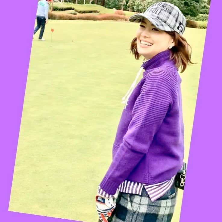 吉田玲奈さんのインスタグラム写真 - (吉田玲奈Instagram)「今季パープル推し💜 BEAMS GOLF⛳️ あーゴルフ行きたい❕ #golf#beamsgolf #reinagolf」11月23日 22時22分 - reina.yoshida.ciel.1218