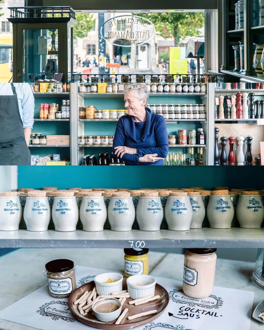 6151さんのインスタグラム写真 - (6151Instagram)「Tierenteyn-Verlent Handmade mustard store ｜Ghent, Belgium」11月23日 23時14分 - 6151