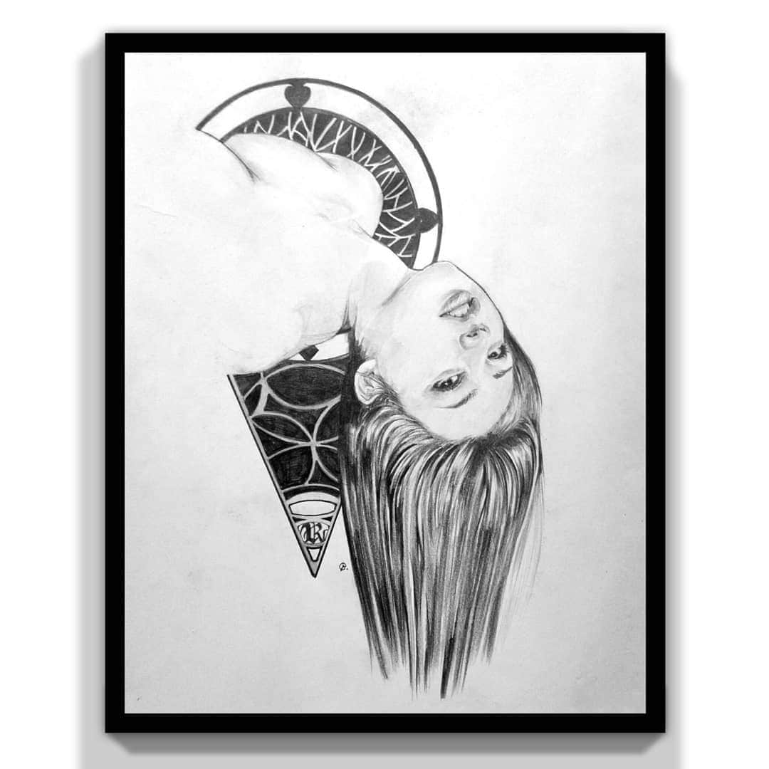 Toshiのインスタグラム：「* 【 roi de coeur 】 #artwork#art#drawing#絵#illustration#イラスト#art#artwork#sketch#pencil#pencildrawing#sketchbook#mechanicalpencil#鉛筆画」