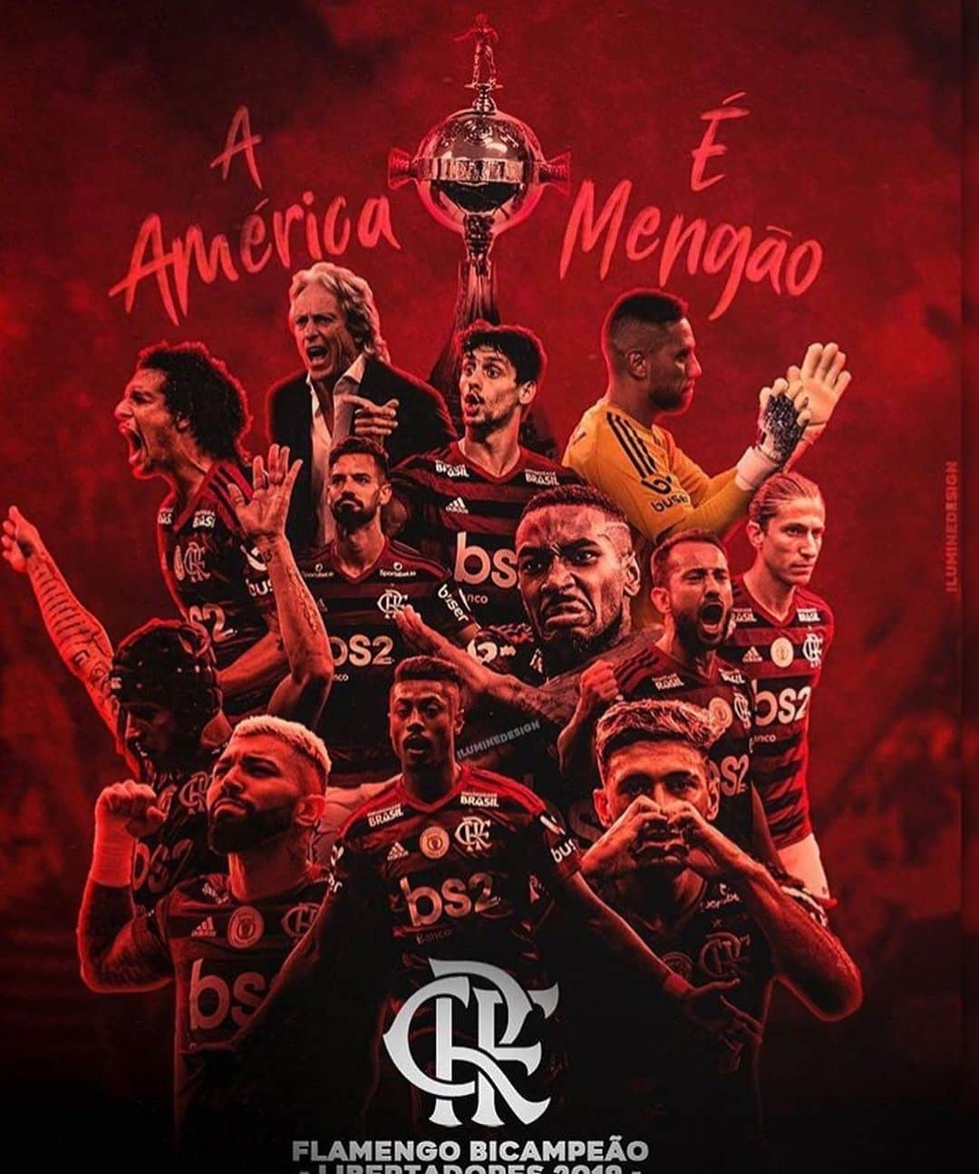 ジーコさんのインスタグラム写真 - (ジーコInstagram)「No ultimo post falei que seria a ultima batalha na Libertadores e pra nos rubro-negros foi um final feliz.Escolhi algumas fotos pra mostrar o que significa Flamengo e Familia Antunes Coimbra.Parabens aos grandes Campeões. Na primeira conquista o portugues Velho Antunes,meu pai e agora Jorge Jesus.Nas 2 conquistas os 2 artilheiros da competição. Na comissão tecnica, Dudu Coimbra,filho do Edu,que trabalha com analise e desempenho. Esse choro do Diego mostra o reconhecimento pelo esforço feito e ser importante na virada do jogo.A galera incansavel na ajuda ao time. Agora é conquistar novamente o mundo em dezembro no Catar.Vai pra cima deles Mengoooo.」11月24日 12時10分 - zico