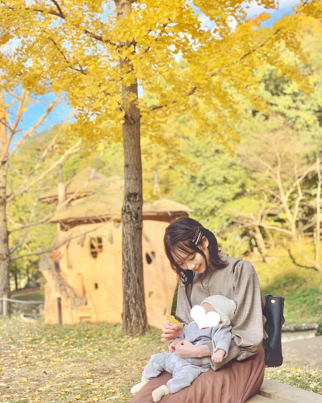 佐藤瀬奈さんのインスタグラム写真 - (佐藤瀬奈Instagram)「そろそろ紅葉も見頃になってきたね☺️♡ 癒されるなぁ…🍁⠀ ⠀ 皆さんはどこか見に行きましたか？💕 おススメの場所があったらぜひ教えてほしいです🥰 今年は難しいので来年の参考に…🙏(気が早い) ・ ・ ・ #紅葉#トーベヤンソンあけぼの子どもの森公園#あけぼのこどもの森公園#公園#公園コーデ#紅葉2019」11月24日 12時34分 - senapuu