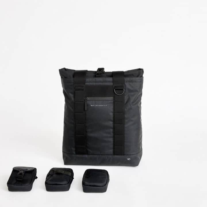 ウォントのインスタグラム：「Build your own—add the Kutako pockets to any of our Active bags for a completely customizable carry. #wantlesessentiels #press20 #ECONYL #recycled #sustainable」