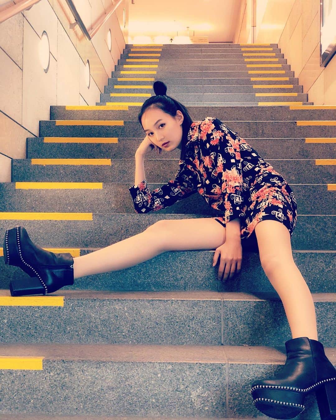 中国　美脚モデル 