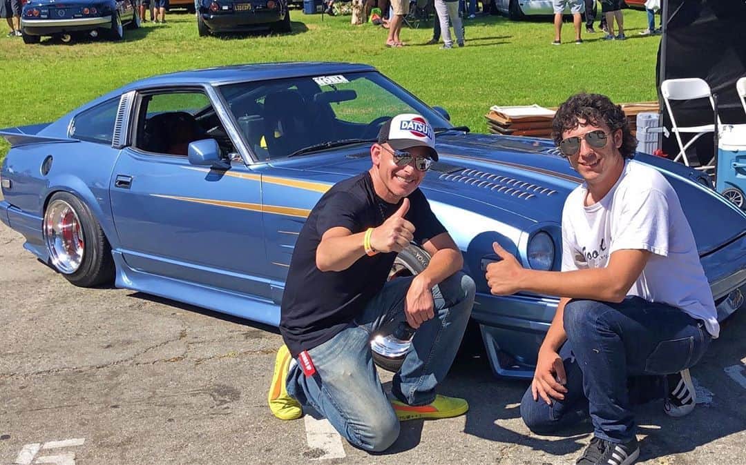 スティーブのインスタグラム：「I love meeting the owners of Japanese cars and listening to the variety of fascinating reasons for their love for Japanese cars!  Americans Who Love Japanese Cars is now live!  Link in profile. Great owner interviews!  日本車旧車のアメリカ人オーナー達それぞれにストーリーがあるので話を聞けるのは本当に楽しくて興味深いです！　新作動画は公開中！@japaneseclassiccarshow #日本車 #日本車好きなアメリカ人 #日本車旧車 #日本車旧車集会」